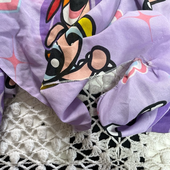 Vintage from the year  2000 Power Puff twin sheets. Fair condition - Picture 7 of 8